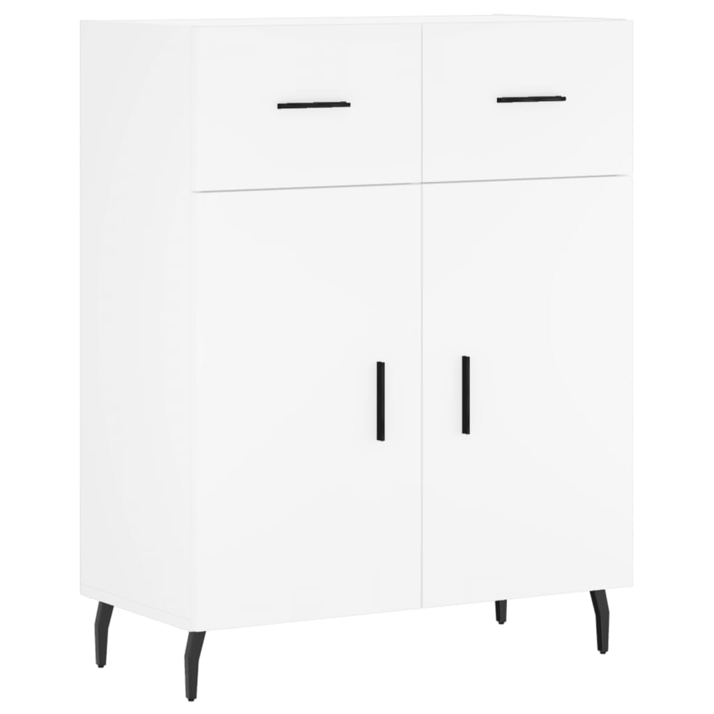 Credenza Bianca 69,5x34x180 cm in Legno Multistrato 3199889