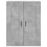 Credenza Grigio Cemento 69,5x34x180 cm in Legno Multistrato 3199893