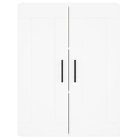 Credenza Bianca 69,5x34x180 cm in Legno Multistrato 3199897