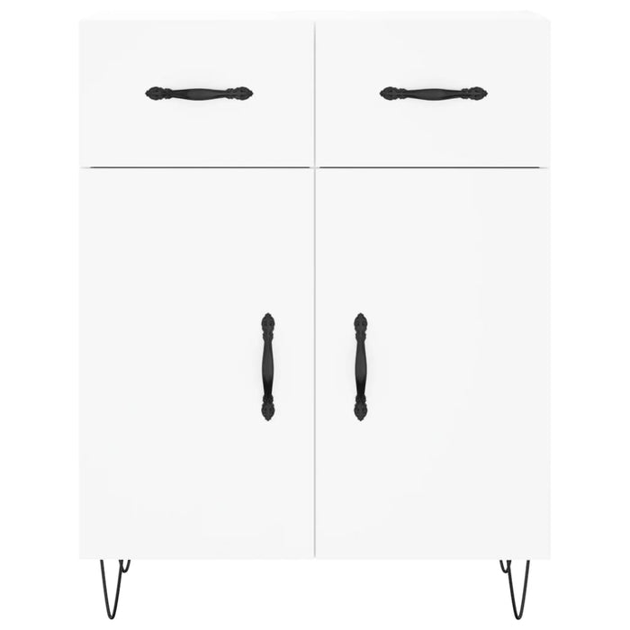 Credenza Bianca 69,5x34x180 cm in Legno Multistrato 3199905