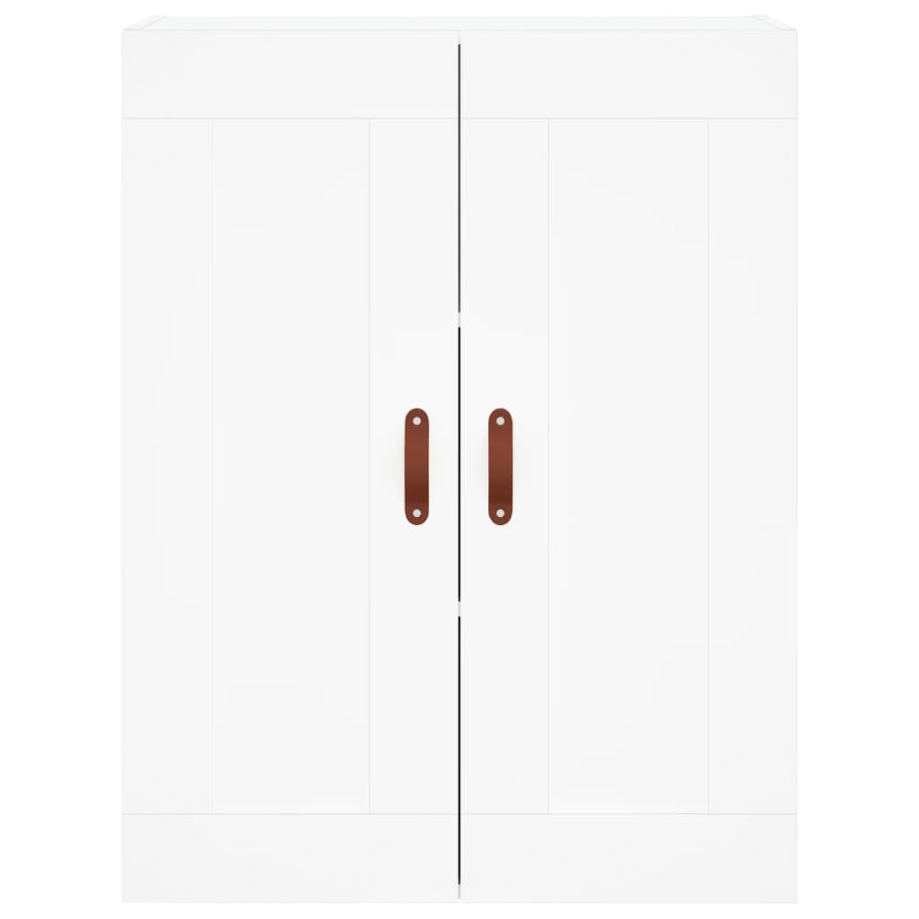 vidaXL Credenza Bianca 69,5x34x180 cm in Legno Multistrato