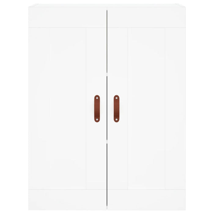 vidaXL Credenza Bianca 69,5x34x180 cm in Legno Multistrato