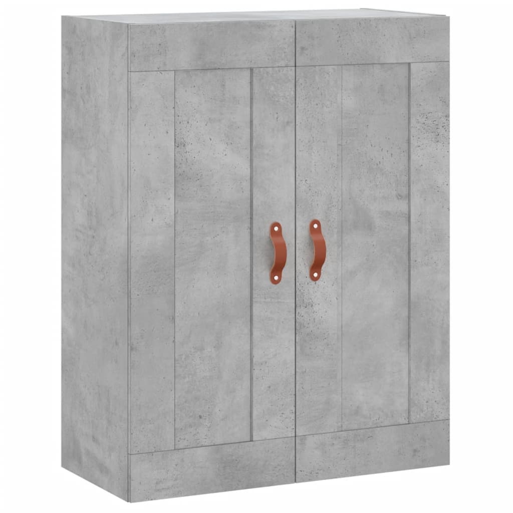 Credenza Grigio Cemento 69,5x34x180 cm in Legno Multistrato 3199917