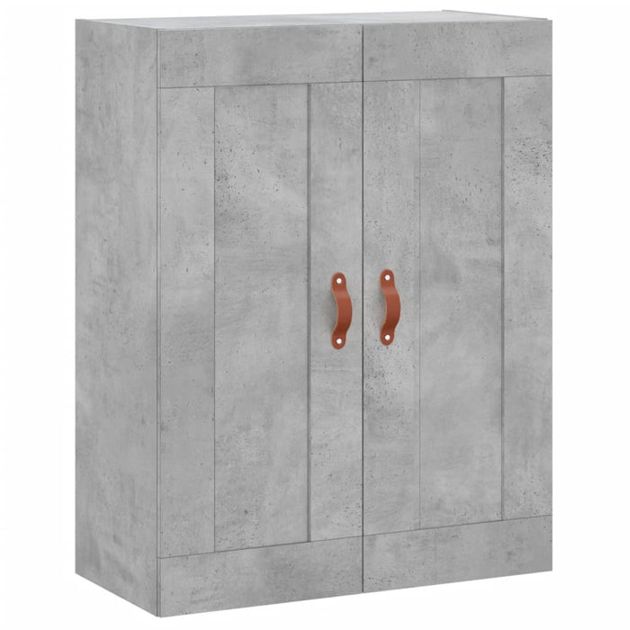 Credenza Grigio Cemento 69,5x34x180 cm in Legno Multistrato 3199917