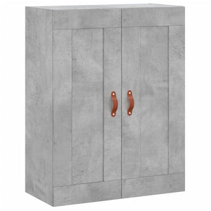 Credenza Grigio Cemento 69,5x34x180 cm in Legno Multistrato 3199917