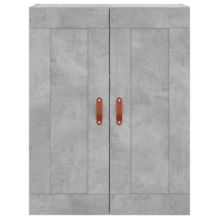 Credenza Grigio Cemento 69,5x34x180 cm in Legno Multistrato 3199917