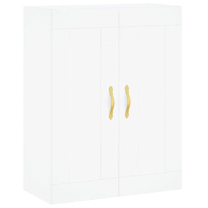 Credenza cassettiera mobile contenitore organizer cucina soggiorno salotto alto 695 x 34 x 180 cm legno ingegnerizzato bianco 02_0032579