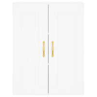 Credenza Bianca 69,5x34x180 cm in Legno Multistrato 3199921