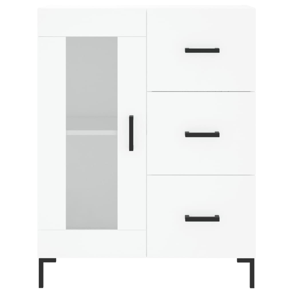 Credenza Bianca 69,5x34x180 cm in Legno Multistrato 3199937