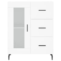 Credenza Bianca 69,5x34x180 cm in Legno Multistrato 3199953