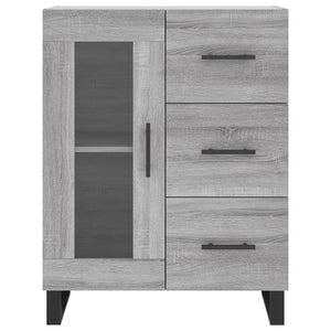 Credenza Grigio Sonoma 69,5x34x180 cm in Legno Multistrato 3199967