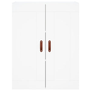 vidaXL Credenza Bianca 69,5x34x180 cm in Legno Multistrato