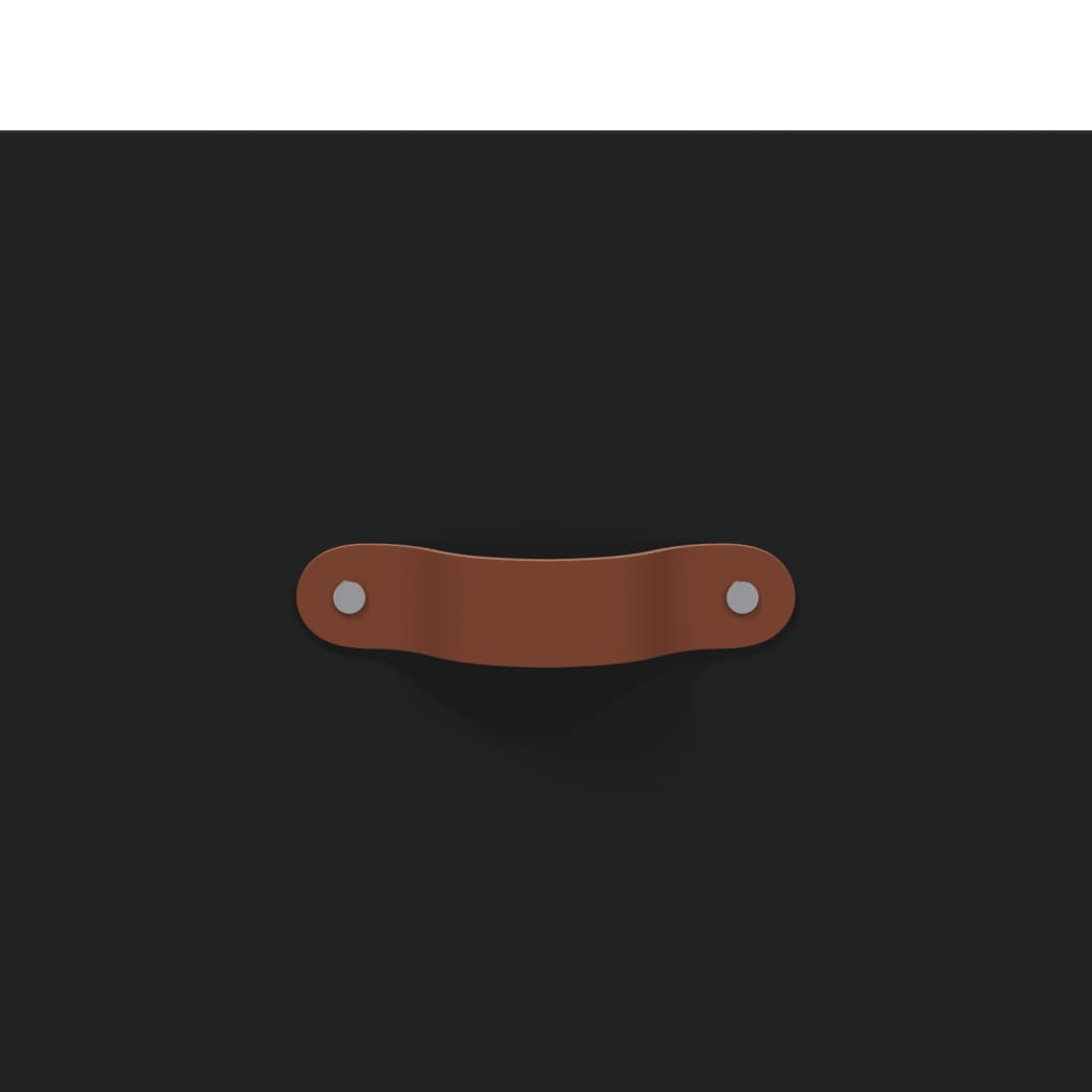 Credenza Nera 69,5x34x180 cm in Legno Multistrato 3199978