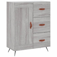 Credenza Grigio Sonoma 69,5x34x180 cm in Legno Multistrato 3199983