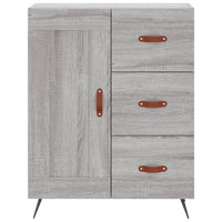 Credenza Grigio Sonoma 69,5x34x180 cm in Legno Multistrato 3199983