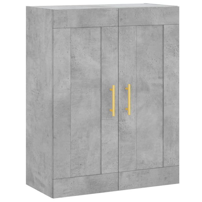 Credenza cassettiera mobile contenitore organizer cucina soggiorno salotto alto 695 x 34 x 180 cm legno ingegnerizzato grigio 02_0034546