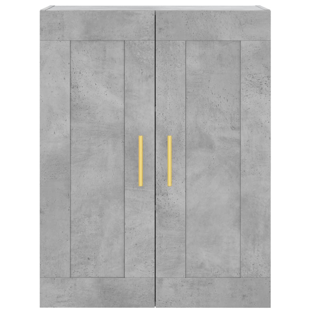 Credenza cassettiera mobile contenitore organizer cucina soggiorno salotto alto 695 x 34 x 180 cm legno ingegnerizzato grigio 02_0034546