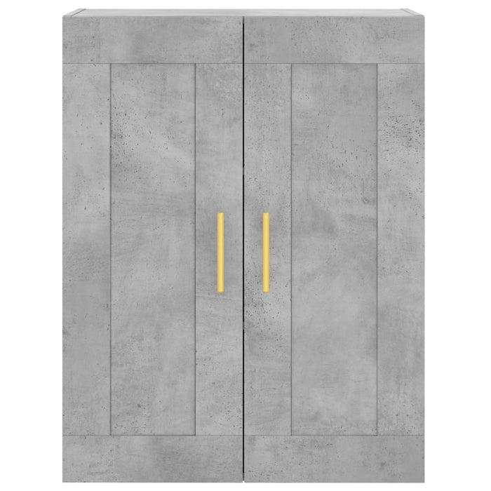 Credenza cassettiera mobile contenitore organizer cucina soggiorno salotto alto 695 x 34 x 180 cm legno ingegnerizzato grigio 02_0034546