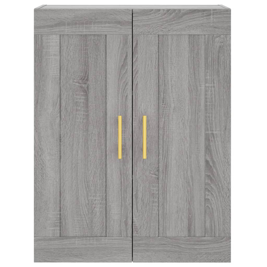Credenza Grigio Sonoma 69,5x34x180 cm in Legno Multistrato 3199999