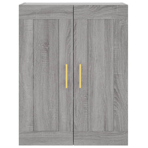 Credenza Grigio Sonoma 69,5x34x180 cm in Legno Multistrato 3199999