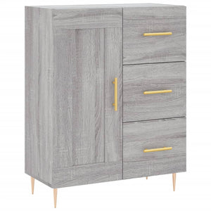 vidaXL Credenza Grigio Sonoma 69,5x34x180 cm in Legno Multistrato