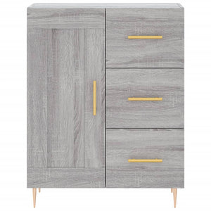 Credenza Grigio Sonoma 69,5x34x180 cm in Legno Multistrato 3199999