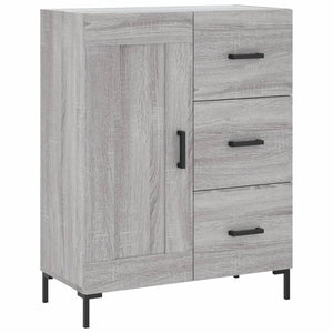 vidaXL Credenza Grigio Sonoma 69,5x34x180 cm in Legno Multistrato