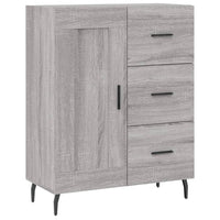 vidaXL Credenza Grigio Sonoma 69,5x34x180 cm in Legno Multistrato