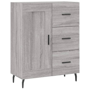 vidaXL Credenza Grigio Sonoma 69,5x34x180 cm in Legno Multistrato