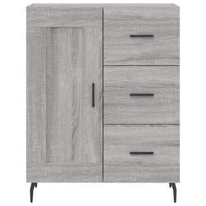 Credenza Grigio Sonoma 69,5x34x180 cm in Legno Multistrato 3200023