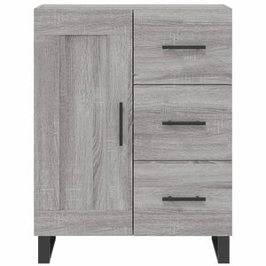 vidaXL Credenza Grigio Sonoma 69,5x34x180 cm in Legno Multistrato