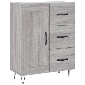 vidaXL Credenza Grigio Sonoma 69,5x34x180 cm in Legno Multistrato