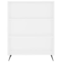 vidaXL Credenza Bianca 69,5x34x180 cm in Legno Multistrato