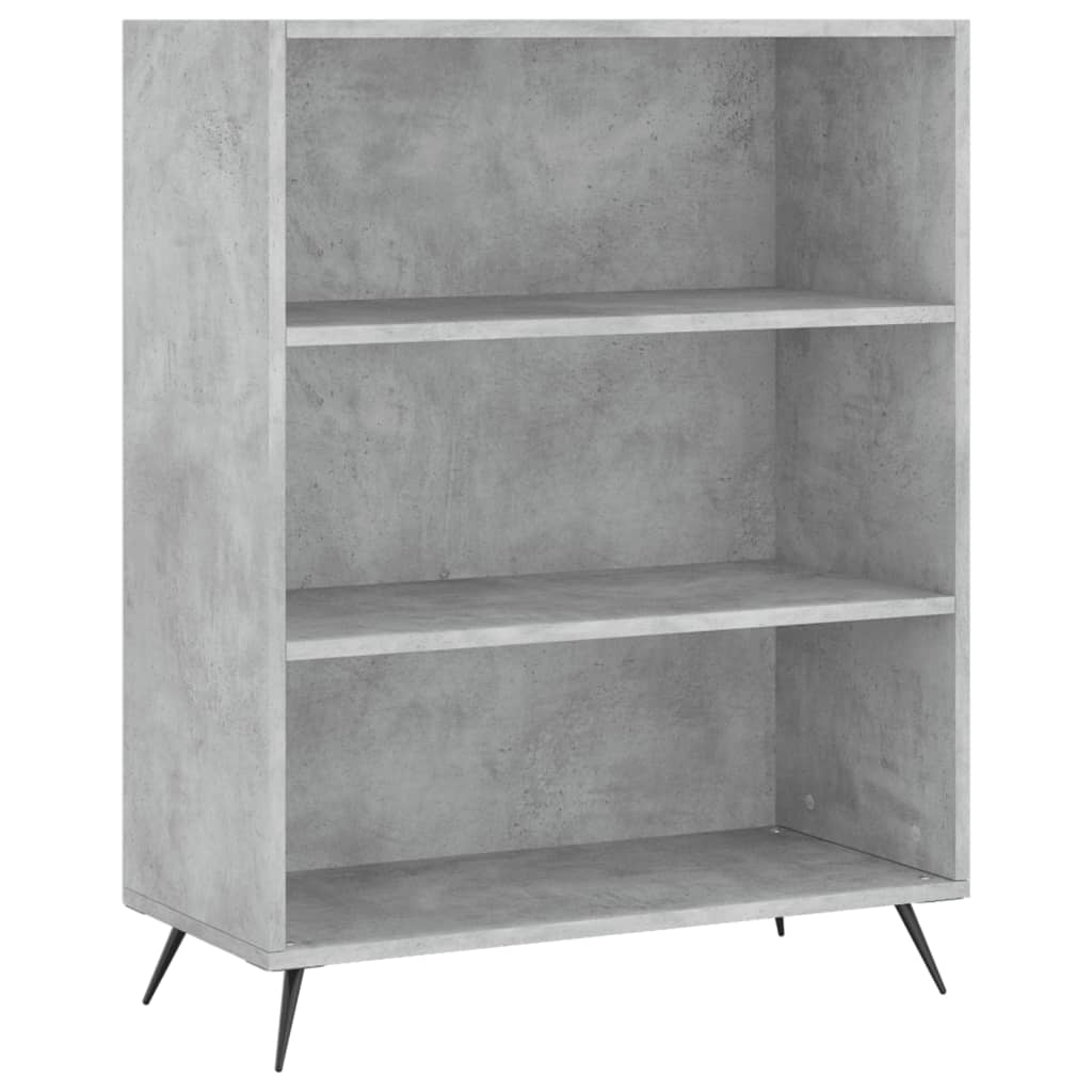 Credenza cassettiera mobile contenitore organizer cucina soggiorno salotto alto 695 x 34 x 180 cm legno ingegnerizzato grigio 02_0034590
