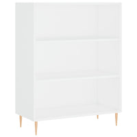 Credenza Bianca 69,5x34x180 cm in Legno Multistrato 3200057