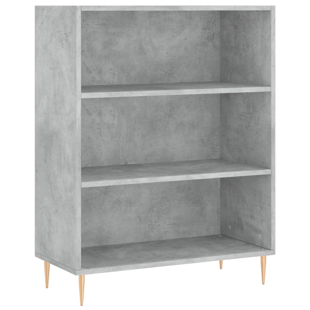 Credenza cassettiera mobile contenitore organizer cucina soggiorno salotto alto 695 x 34 x 180 cm legno ingegnerizzato grigio 02_0034548