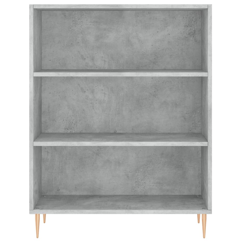 Credenza cassettiera mobile contenitore organizer cucina soggiorno salotto alto 695 x 34 x 180 cm legno ingegnerizzato grigio 02_0034548