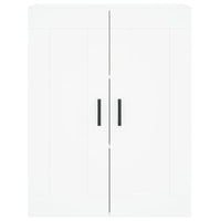 Credenza Bianca 69,5x34x180 cm in Legno Multistrato 3200065