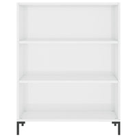 Credenza Bianco Lucido 69,5x34x180 cm in Legno Multistrato 3200067
