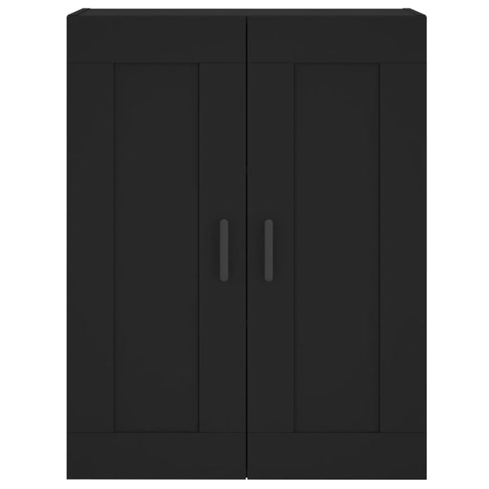 Credenza Nera 69,5x34x180 cm in Legno Multistrato 3200074