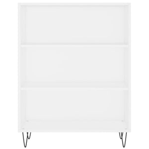 Credenza Bianca 69,5x34x180 cm in Legno Multistrato 3200097