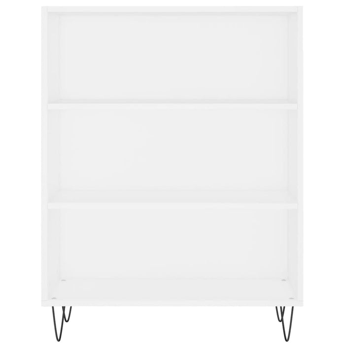 Credenza Bianca 69,5x34x180 cm in Legno Multistrato 3200097