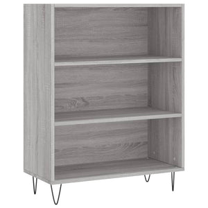vidaXL Credenza Grigio Sonoma 69,5x34x180 cm in Legno Multistrato