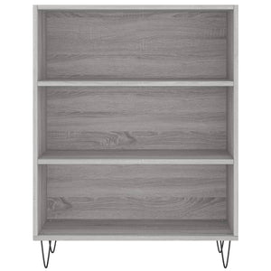 vidaXL Credenza Grigio Sonoma 69,5x34x180 cm in Legno Multistrato