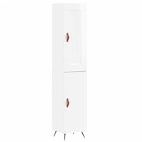 Credenza 34,5x34x180 cm in Legno Multistrato Bianco Lucido 3200107