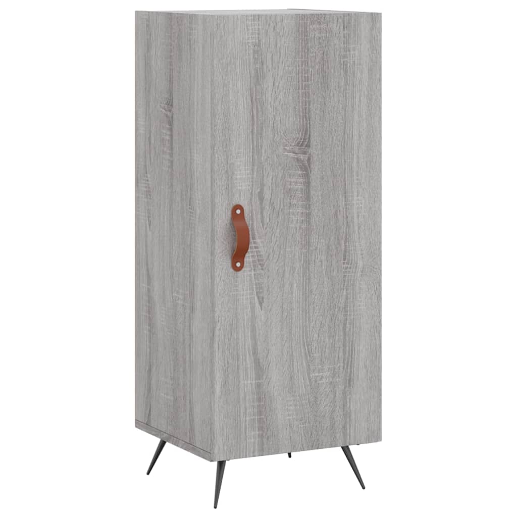 Credenza Grigio Sonoma 34,5x34x180 cm in Legno Multistrato 3200111