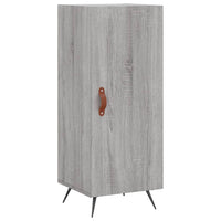vidaXL Credenza Grigio Sonoma 34,5x34x180 cm in Legno Multistrato