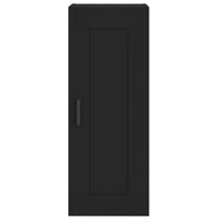 Credenza Nera 34,5x34x180 cm in Legno Multistrato 3200130