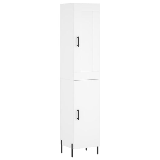 Credenza Bianca 34,5x34x180 cm in Legno Multistratocod mxl 78250