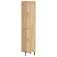 vidaXL Credenza Rovere Sonoma 34,5x34x180 cm in Legno Multistrato